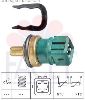 VW HARARET MÜŞÜRÜ DÖRT FİŞLİ  078919501B 059919501 (Yeşil) Facet