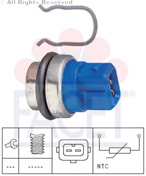 VW HARARET MÜŞÜRÜ İKİ FİŞLİ 025906041A Lacivert Facet 7.3101