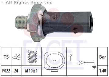 AUDI A3 1.8  1.8 T AGN AGU 96 → YAĞ MÜŞÜRÜ 1.40 BAR 06A919081A,D