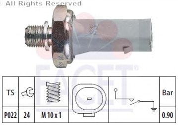 VW YAĞ MÜŞÜRÜ 0.90 BAR  VW 06A919081 038919081B Gri  Facet 7.0134