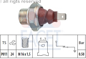 FELICIA 1 1.3  AMG AMH 94-98 YAĞ MÜŞÜRÜ 0.30 BAR 047919081