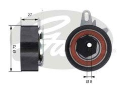 Triger Rulmanı T4 LT35 Crafter A6 2.4D 2.5TDI ACV ANJ AVR BJJ BJL