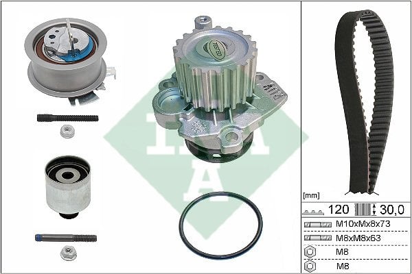 VW Polo 1.4 TDI BNM 2005 - 2009 Triger Seti Su Pompalı INA