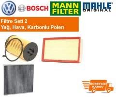 VW Tiguan 2.0 TDI 4motion CUAA 2016 - Filtre Bakım Seti ORJİNAL